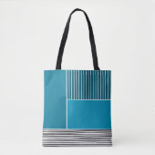 Tote Bag Lignes Abstraites (Devant)