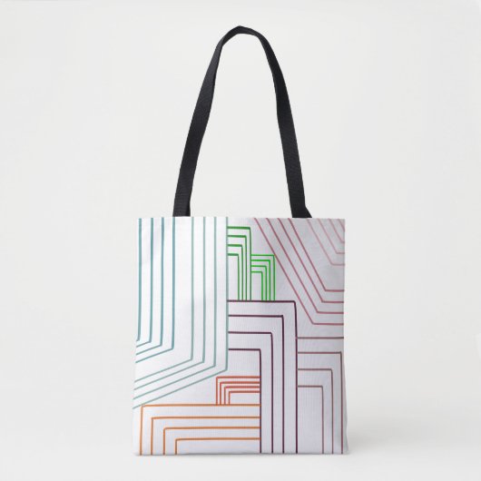 Tote Bag Lignes Art Déco (Devant)