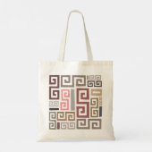 Tote Bag lignes artistiques abstraites modernes (Dos)
