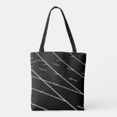 TOTE BAG LIGNES BLANCHES SUR LE CHAMP PISTE (Dos)