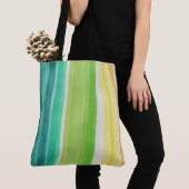 Tote Bag Lignes Colorées  (De près)