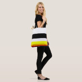 Tote Bag Lignes d'automne (Sur le modèle)