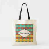 Tote Bag Lignes de formes tribales (Devant)