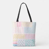 Tote Bag lignes de motif (Dos)