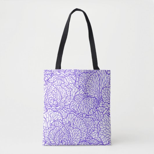Tote Bag Lignes de Patton pour Violet  (Devant)