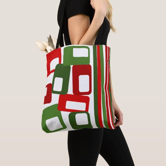 Tote Bag Lignes et rectangles (De près)