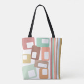 Tote Bag Lignes et rectangles (Dos)