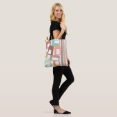 Tote Bag Lignes et rectangles (Sur le modèle)