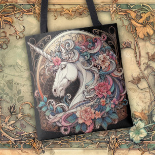 Tote Bag Lignes fluides de beauté Art Nouveau