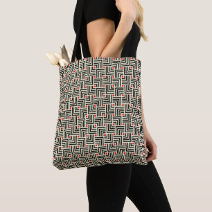 Tote Bag Lignes géométriques motif