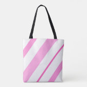 Tote Bag Lignes roses (Dos)