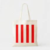 Tote Bag Lignes rouges (Devant)