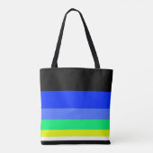 Tote Bag Lignes sombres (Dos)