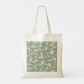 Tote Bag Lignes vertes Sage (Dos)