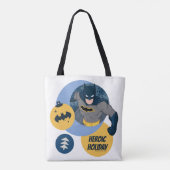 Tote Bag Ligue de Justice Batman Holiday Bauble (Dos)