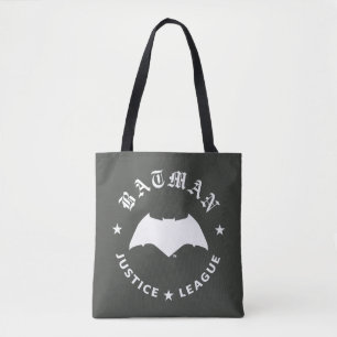 Tote Bag Ligue de Justice   Batman Retro Bat Emblem