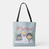 Tote Bag Ligue de Justice Chibi Snowball combat (Dos)