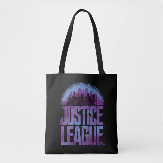 Tote Bag Ligue de Justice | Justice League City Silhouette (Devant)