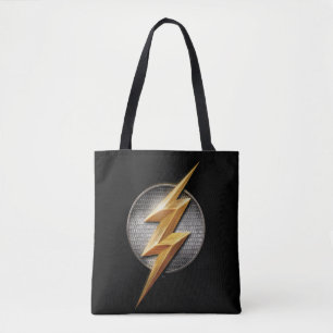 Tote Bag Ligue de Justice Le symbole de boulon métallique