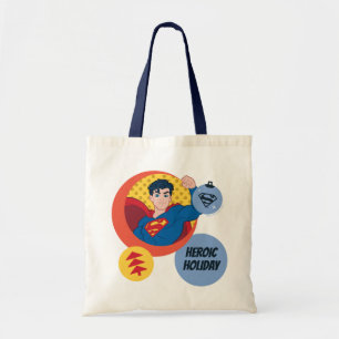 Tote Bag Ligue de Justice Superman Holiday Bauble