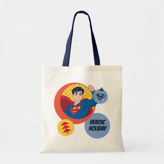 Tote Bag Ligue de Justice Superman Holiday Bauble (Devant)