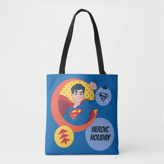 Tote Bag Ligue de Justice Superman Holiday Bauble (Devant)
