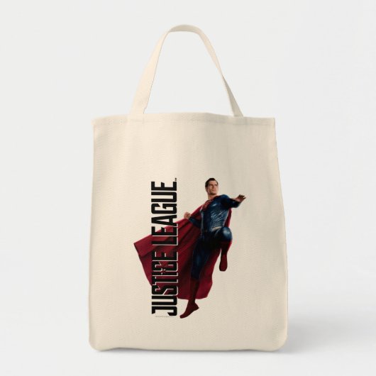 Tote Bag Ligue de Justice | Superman Sur Le Champ De Batail (Devant)
