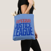 Tote Bag Ligue de Justice | United We Stand Graphic (De près)