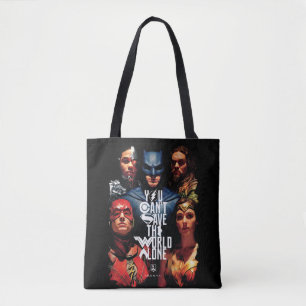 Tote Bag Ligue de Justice Vous ne pouvez pas sauver le mo