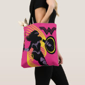 Tote Bag Ligue de Justice | Wonder Woman Icon Silhouette (De près)