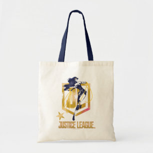 Tote Bag Ligue de Justice Wonder Woman JL Logo Pop Art