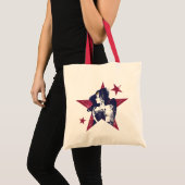 Tote Bag Ligue de Justice | Wonder Woman & Stars Pop Art (Devant (produit))