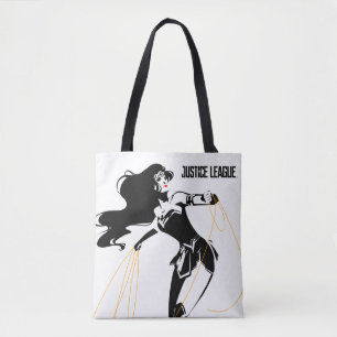 Tote Bag Ligue de la justice  Femme Merveilleuse Avec Lasso