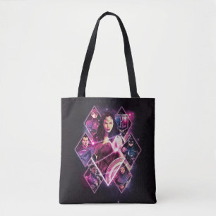 Tote Bag Ligue de la justice Panneaux de groupe galactique