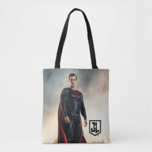 Tote Bag Ligue de la justice Superman On Battlefield
