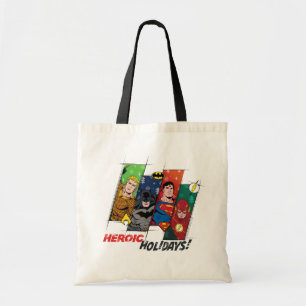 Tote Bag Ligue de la Justice "Vacances héroïques !"