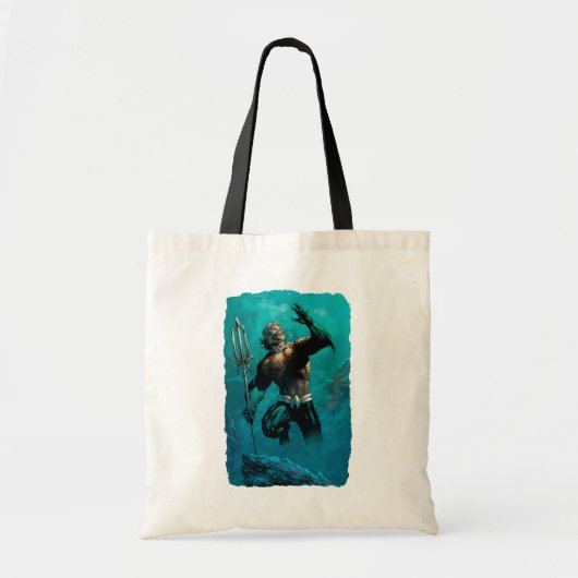 Tote Bag Ligue Justice #10 Aquaman Noyé Variant de Terre (Devant)