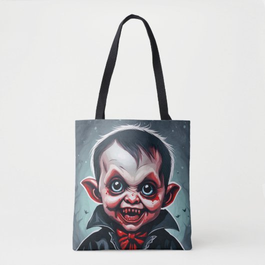 Tote Bag Lil' Carnivores Vampire Baby (Devant)