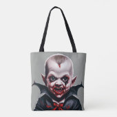 Tote Bag Lil' Carnivores Vampire Baby (Dos)