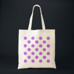 Tote Bag Lilac et pois blancs<br><div class="desc">Lilac et pois blancs</div>