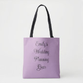 Tote Bag Lilac personnalisé (Devant)