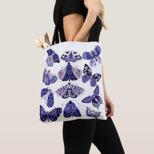 Tote Bag Lilac Purple Moth et Papillon