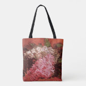 Tote Bag Lilacs roses par Vincent van Gogh, Fleur de la vie (Dos)