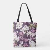 Tote Bag Lilacs Sur Violet (Dos)