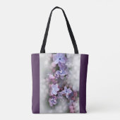 Tote Bag Lilas en fleurs (Dos)