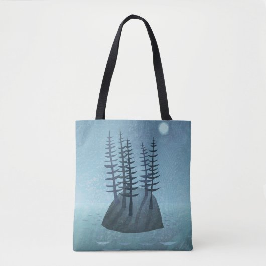 Tote Bag L'île dans l'art océanique (Devant)