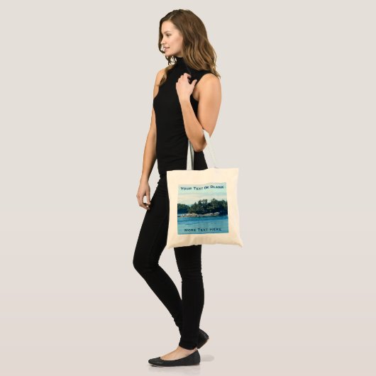 Tote Bag L'île de Salish (Devant (modèle))