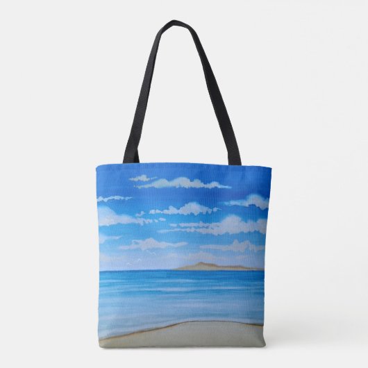 Tote Bag L'île tropicale (Dos)
