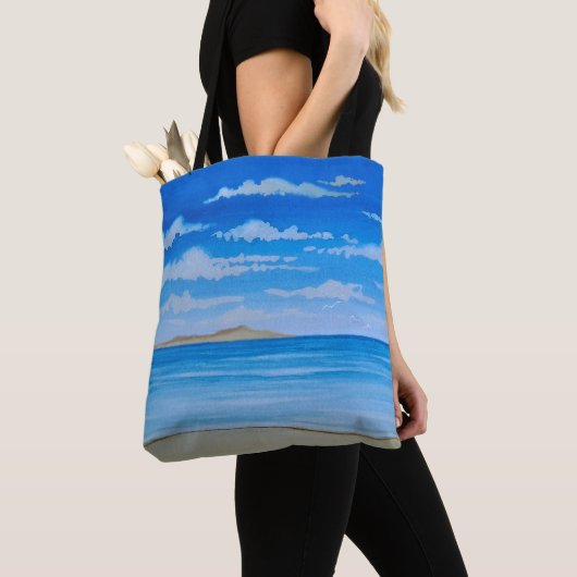 Tote Bag L'île tropicale (De près)