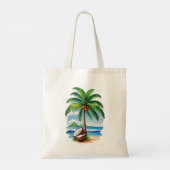 Tote Bag L'île tropicale des Cocotiers (Dos)